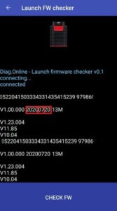FW Checker для проверки даты производства сканера Thinkdiag