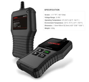 Размеры и дизайн сканера CRP 319
