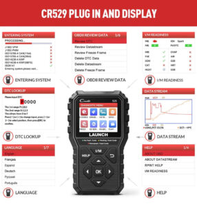 Описание функционала Creader CR529