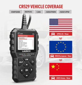 Поддерживаемые автомобили Creader CR529