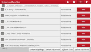 Список блоков Exeed VX