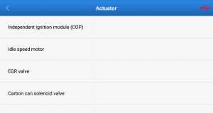 Раздел модуля Actuator
