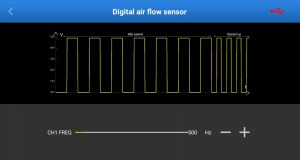 Digital air flow sensor