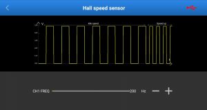 Hall speed sensor